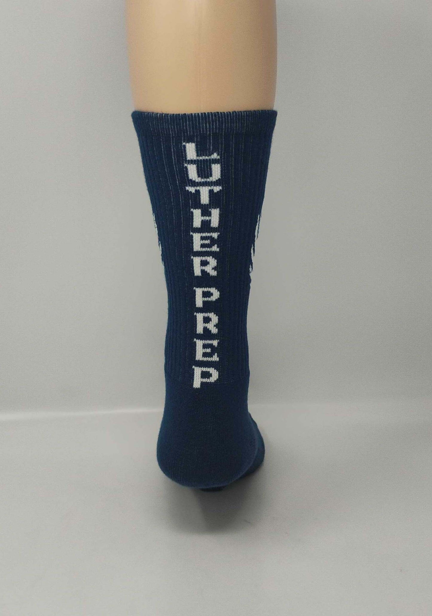 Luther Prep Navy Socks