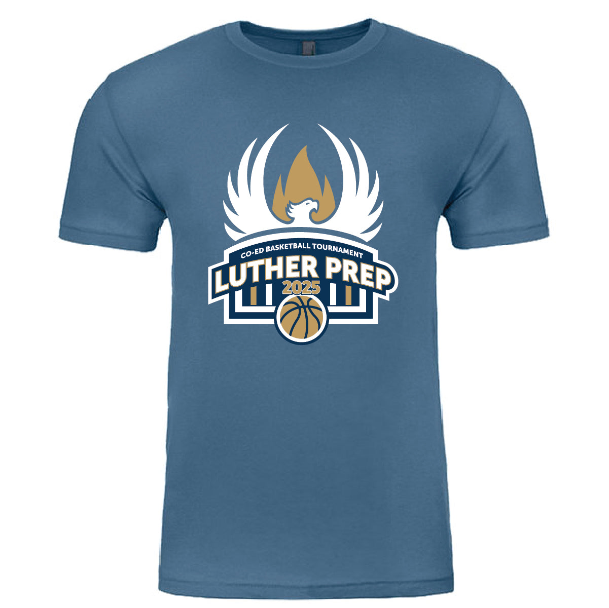 Adult Cotton T-Shirt - "Co-Ed Basketball Tournament"