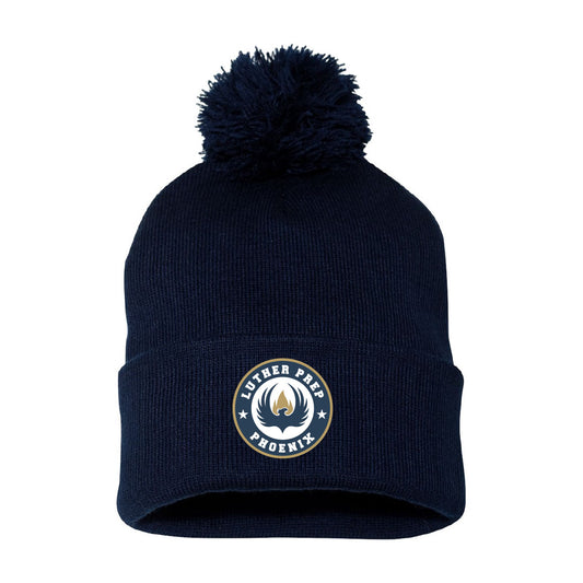 12" Pom-Pom Cuffed Beanie